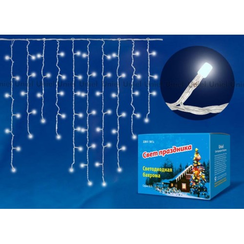 Уличная светодиодная гирлянда Uniel бахрома 220V синий ULD-B3010-200/TBK Blue IP67 UL-00003932, купить в Минске по самой низкой цене