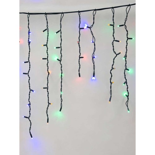 Уличная светодиодная гирлянда Uniel бахрома 220V разноцветный ULD-B3010-200/TBK Multi IP67 UL-00003933, купить в Минске по самой низкой цене