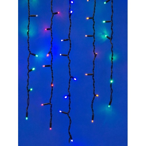 Уличная светодиодная гирлянда Uniel бахрома 220V разноцветный ULD-B3010-200/TBK Multi IP67 UL-00003933, купить в Минске по самой низкой цене