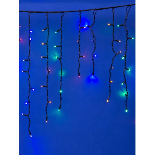 Уличная светодиодная гирлянда Uniel бахрома 220V разноцветный ULD-B3010-200/TBK Multi IP67 UL-00003933, купить в Минске по самой низкой цене