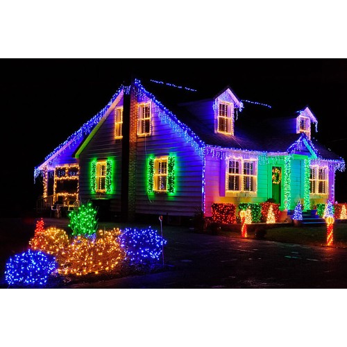 Уличная светодиодная гирлянда Uniel бахрома 230V синий ULD-B3010-200/TWK Blue IP67 UL-00002330, купить в Минске по самой низкой цене