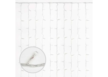 Уличная светодиодная гирлянда Uniel занавес 220V теплый белый- белый ULD-C2030-240/TTK WarmWhite-White IP44 UL-00003950