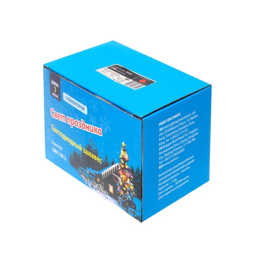 Светодиодная гирлянда Uniel занавес 220V красный ULD-C2030-240/TWK RED IP67 UL-00001357, купить в Минске по самой низкой цене