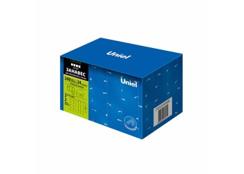 Уличная светодиодная гирлянда Uniel занавес 220V белый ULD-C3020-240/STK White IP44 UL-00007213