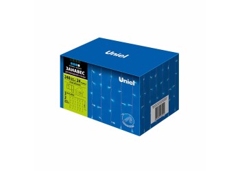 Уличная светодиодная гирлянда Uniel занавес 220V синий/белый ULD-C3020-240/TTK Blue-White IP44 UL-00007214