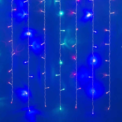 Уличная светодиодная гирлянда Uniel занавес 220V разноцветный ULD-C3020-240/TTK Multi IP44 UL-00007216, купить в Минске по самой низкой цене