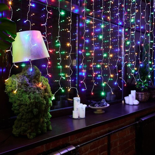 Уличная светодиодная гирлянда Uniel занавес 220V разноцветный ULD-C3020-240/TTK Multi IP44 UL-00007216, купить в Минске по самой низкой цене