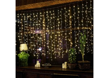 Светодиодная гирлянда Uniel ULD-C3020-384/DTA/RC WARM WHITE UL-00008561