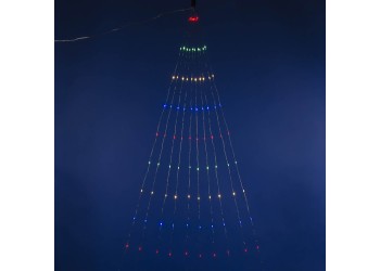 Уличная светодиодная гирлянда Uniel Лучи росы 220V разноцветный ULD-E0120-120/STA Multi IP44 UL-00007283