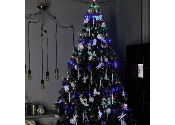 Уличная светодиодная гирлянда Uniel Лучи росы 220V разноцветный ULD-E0120-120/STA Multi IP44 UL-00007283