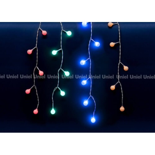 Светодиодная гирлянда Uniel занавес Радуга 220V разноцветный ULD-E2405-100/DTA MULTI IP20 RAINBOW 11130, купить в Минске по самой низкой цене