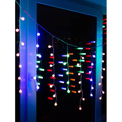 Светодиодная гирлянда Uniel занавес Радуга 220V разноцветный ULD-E2405-100/DTA MULTI IP20 RAINBOW 11130, купить в Минске по самой низкой цене