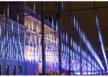 Светодиодная гирлянда Uniel занавес Сосульки 220V синий ULD-E3005-300/DTK BLUE IP44 ICICLE 11125