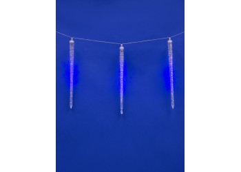 Светодиодная гирлянда Uniel занавес Сосульки 220V синий ULD-E3005-300/DTK BLUE IP44 ICICLE 11125