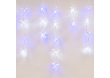 Светодиодная гирлянда Uniel занавес 220V белый ULD-E5505-196/DTK WHITE-BLUE IP20 STARS-1 UL-00001410