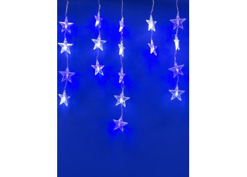 Светодиодная гирлянда Uniel занавес 220V белый ULD-E5505-196/DTK WHITE-BLUE IP20 STARS-1 UL-00001410