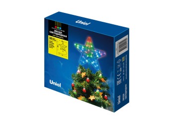 Украшение светодиодное Uniel Звезда-1 разноцветный ULD-H2222-030/DTA Multi Star-1 UL-00005492