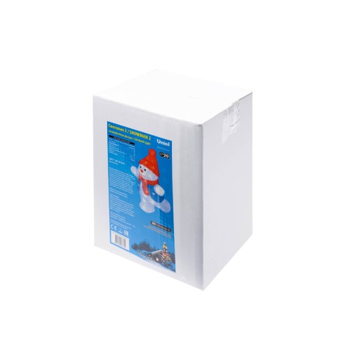 Фигурка светодиодная «Снеговик-2» 34x22см Uniel ULD-M2234-040/STA 11030, купить в Минске по самой низкой цене