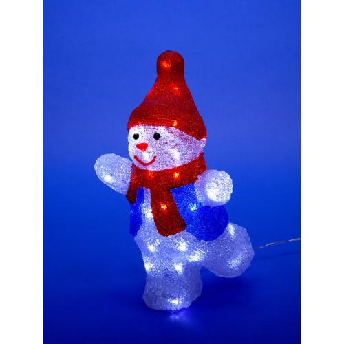 Фигурка светодиодная «Снеговик-2» 34x22см Uniel ULD-M2234-040/STA 11030, купить в Минске по самой низкой цене