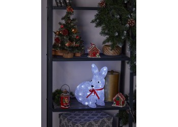 Фигурка светодиодная «Кролик» 32x27см Uniel ULD-M2732-040/STA 11032