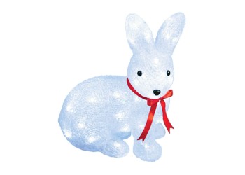 Фигурка светодиодная «Кролик» 32x27см Uniel ULD-M2732-040/STA 11032