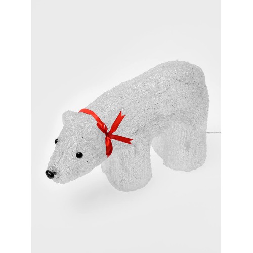 Фигурка светодиодная «Белый медведь» 23x36,5см Uniel ULD-M3423-040/STA 07954, купить в Минске по самой низкой цене