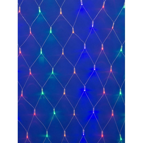 Светодиодная гирлянда Uniel сетка 220V разноцветный ULD-N2520-240/DTA Multi IP20 09565, купить в Минске по самой низкой цене