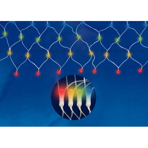 Светодиодная гирлянда Uniel сетка 220V разноцветный ULD-N2520-240/DTA Multi IP20 09565, купить в Минске по самой низкой цене
