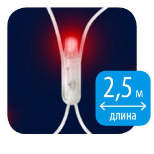 Светодиодная гирлянда Uniel занавес 220V красный ULD-N2520-240/DTA RED IP20 07940, купить в Минске по самой низкой цене