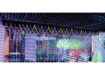 Светодиодная гирлянда Uniel сетка 220V разноцветный ULD-N4207-320/DTA MULTI IP20 06731