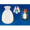Фигурка светодиодная от аккумулятора «Ваза» 17x12см Uniel ULD-R200 LED/100Lm/3000K/RGB White UL-00004545, купить в Минске по самой низкой цене