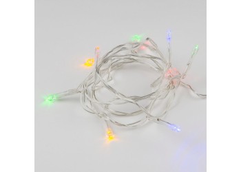 Светодиодная гирлянда Uniel разноцветный ULD-S0150-010/STB/2AA Multi IP20 UL-00007181