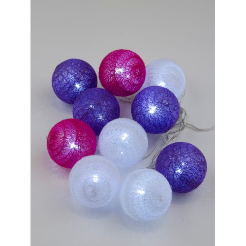 Светодиодная гирлянда Uniel Клубки белый ULD-S0200-010/STB/2AA White IP20 Tangles-1 UL-00007341, купить в Минске по самой низкой цене