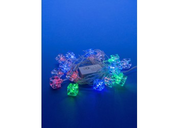 Светодиодная гирлянда Uniel Кубики 220V разноцветный ULD-S0280-020/DTA MULTI IP20 CUBES 07918