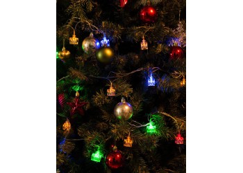 Светодиодная гирлянда Uniel Кубики 220V разноцветный ULD-S0280-020/DTA MULTI IP20 CUBES 07918