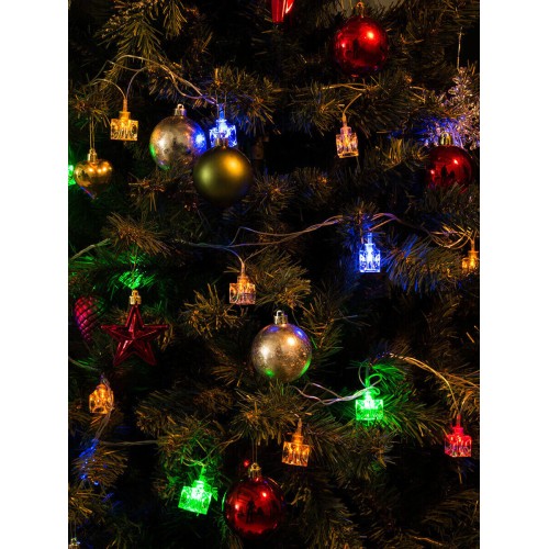 Светодиодная гирлянда Uniel Кубики 220V разноцветный ULD-S0280-020/DTA MULTI IP20 CUBES 07918, купить в Минске по самой низкой цене