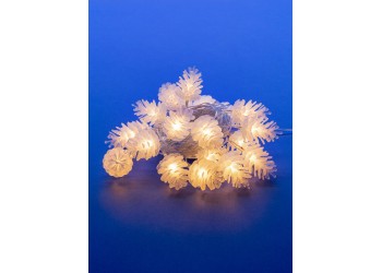 Светодиодная гирлянда Uniel шишки 220V белый ULD-S0280-020/DTA Warm White IP20 PINE CONES 09582