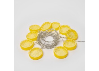 Светодиодная гирлянда Uniel Лимон теплый белый ULD-S0200-020/SСB/2AA Warm White IP20 Dew UL-00003391