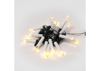 Светодиодная гирлянда Uniel Свечки 220V теплый белый ULD-S0400-020/SGA Warm White IP20 Candles UL-00005468