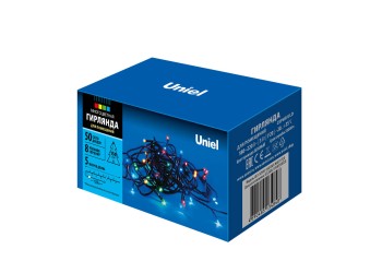 Светодиодная гирлянда Uniel 220V разноцветный ULD-S0500-050/DGA Multi IP20 UL-00007303