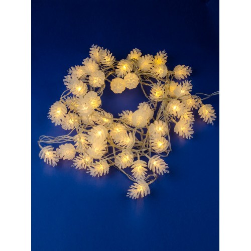 Светодиодная гирлянда Uniel Шишки 220V теплый белый ULD-S0500-050/DTA Warm White IP20 Pine Cones UL-00007192, купить в Минске по самой низкой цене