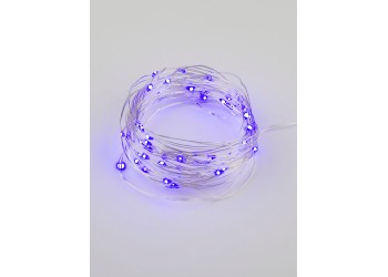 Светодиодная гирлянда Uniel Роса фиолетовый ULD-S0500-050/SCB/2AA Purple IP20 Dew UL-00007185