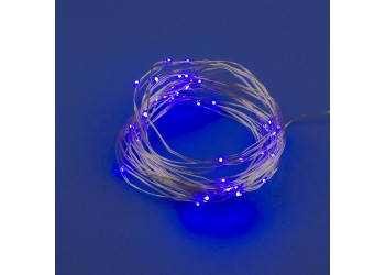 Светодиодная гирлянда Uniel Роса фиолетовый ULD-S0500-050/SCB/2AA Purple IP20 Dew UL-00007185