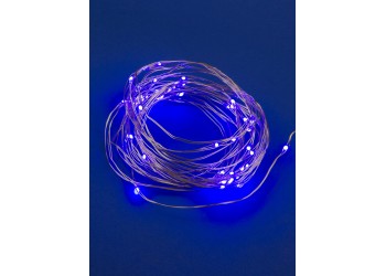 Светодиодная гирлянда Uniel Роса фиолетовый ULD-S0500-050/SCB/2AA Purple IP20 Dew UL-00007185