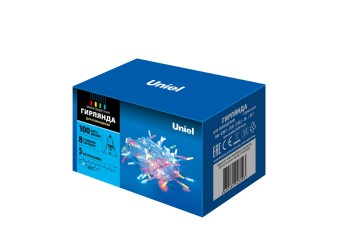 Светодиодная гирлянда Uniel 220V разноцветный ULD-S0500-100/DTA Multi IP20 Crystal UL-00003948