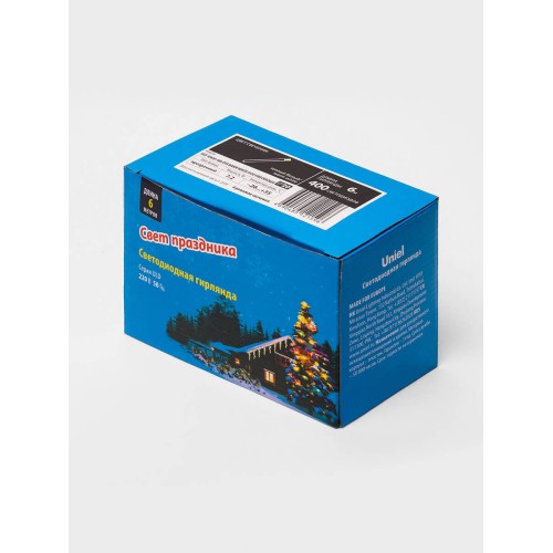 Светодиодная гирлянда Uniel 220V теплый белый ULD-S0600-400/DTA Warm White IP20 Firecracker UL-00005480, купить в Минске по самой низкой цене