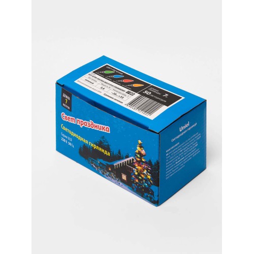 Светодиодная гирлянда Uniel Клубничка 220V разноцветный ULD-S0700-050/DGA Multi IP20 Strawberry UL-00005474, купить в Минске по самой низкой цене