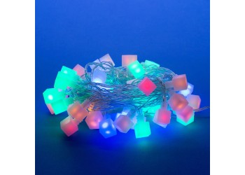 Светодиодная гирлянда Uniel Кубики 220V разноцветный ULD-S0700-050/DTA MULTI IP20 CUBES-1 07932