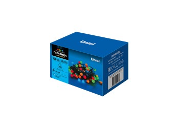 Светодиодная гирлянда Uniel 220V разноцветный ULD-S0800-100/DGA MULTI IP20 COLORBALLS 07929