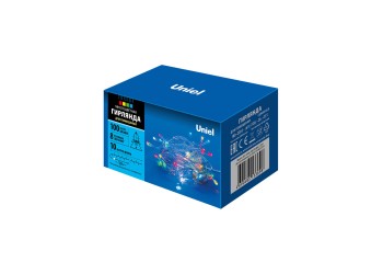 Светодиодная гирлянда Uniel 220V разноцветный ULD-S1000-100/DTA Multi IP20 UL-00007199